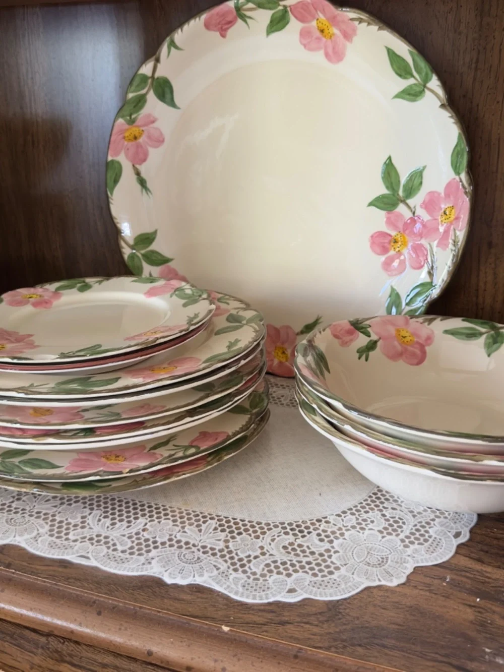 78 PIECE ORIGINAL DESERT ROSE LOT